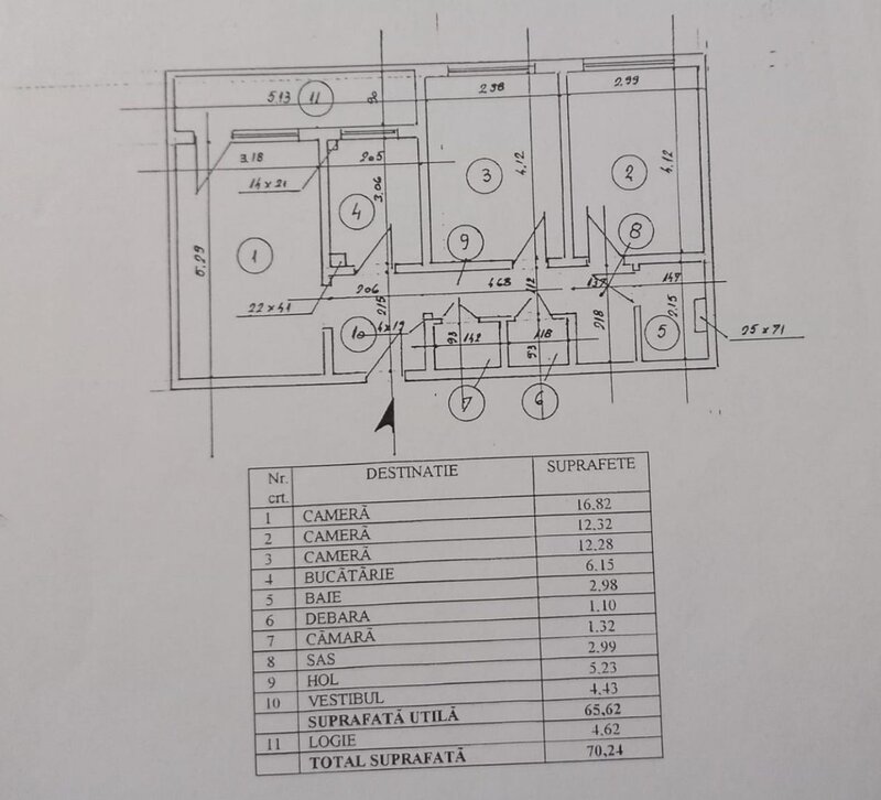 Obor apartament 3 camere